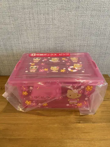일광화상 키티 제일복권 당첨 복권 수납 박스 핑크 산리오 복권