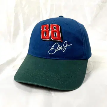 NASCAR 케로그 레이싱 2톤 자수 로고 6패널 로우 캡