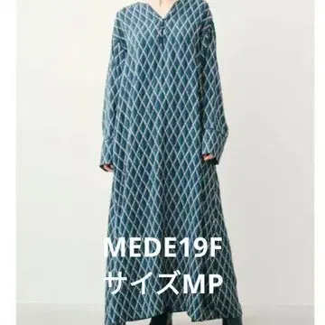 MEDE19F 뮈루즈 염직 미술관 빈티지 패턴 카프탄 원피스