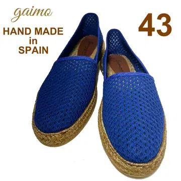 gaimo MEN 스페인산 핸드메이드 메쉬 슬립온 블루 파랑