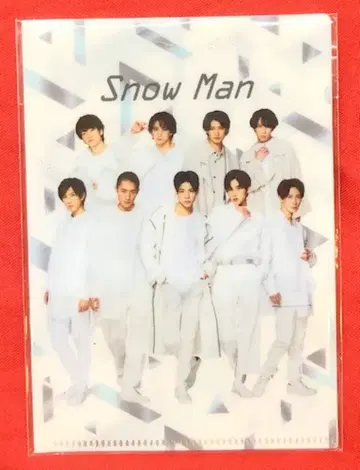 SnowMan 21년 포트레이트 시리즈 미니 클리어 파일 세트