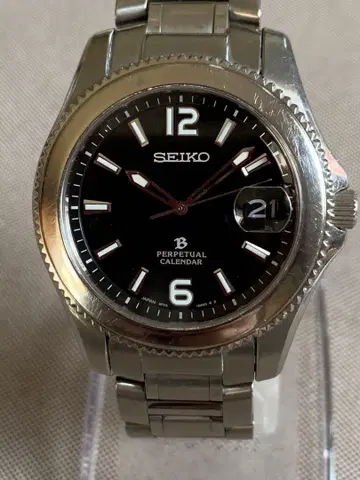 세이코 손목시계 8f32-0320 브라이트스 티타늄 작동품