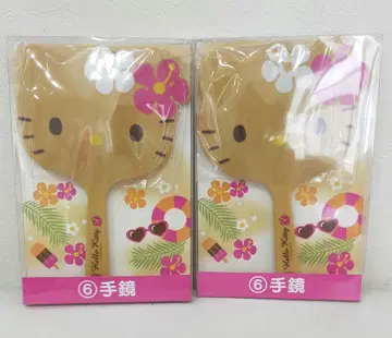 Sanrio 키티 복권 6 핸드 미러 2개 세트 익명 새상품