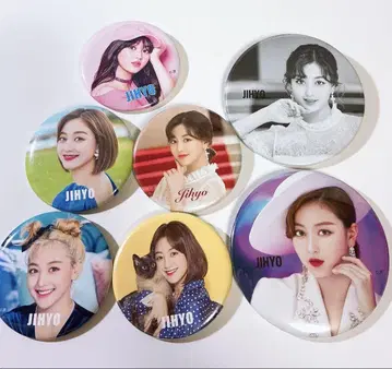 TWICE 지효 캔뱃지