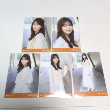노기자카46 츠츠이 아야메 네이블 오렌지 개별 브로마이드 5종 컴프