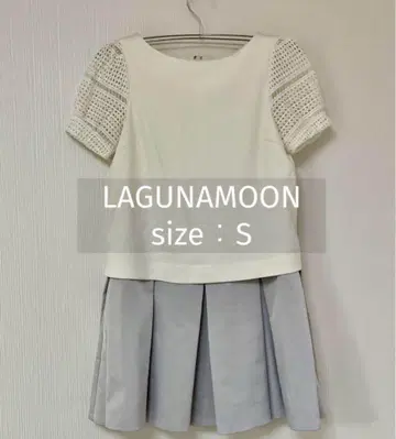 LAGUNAMOON 라구나문 원피스 반팔 화이트