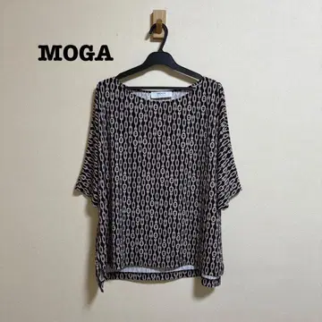 MOGA 올 패턴 풀오버 돌먼 슬리브 냉감