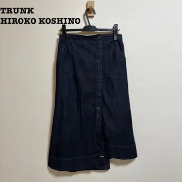 TRUNK HIROKO KOSHINO 비대칭 데님 스커트