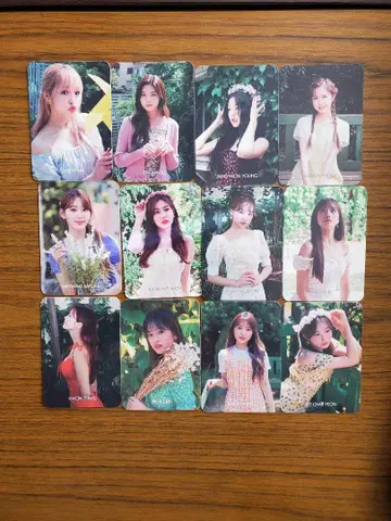 IZ*ONE 포토 카드 & 클리어 북마크 5세트 묶음 판매!