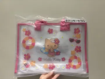헬로키티 클리어 토트백