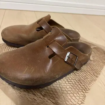 BIRKENSTOCK 브라운 보스턴 35 22.5cm