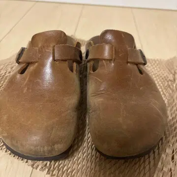 BIRKENSTOCK 브라운 보스턴 35 22.5cm
