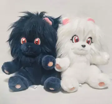 내일의 나자 다andelion 극단 쌍둥이 사자 봉제 인형 세트