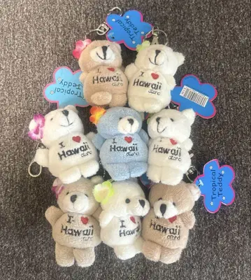 ABC Stores 하와이 하와이 곰 마스코트 키링 8개