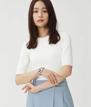 PLST 플라스테 UV 차단 레이온 블렌드 2WAY 스웨터 S
