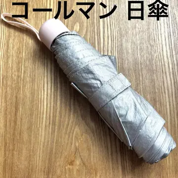 콜맨 우천 겸용 접이식 우산 양산 실버 sweet 부록 핑크