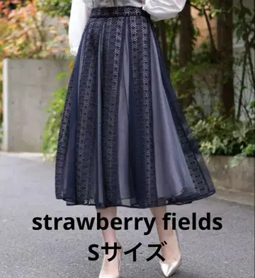 스트로베리 필드 피에스몬테 레이스 샤샤 스커트