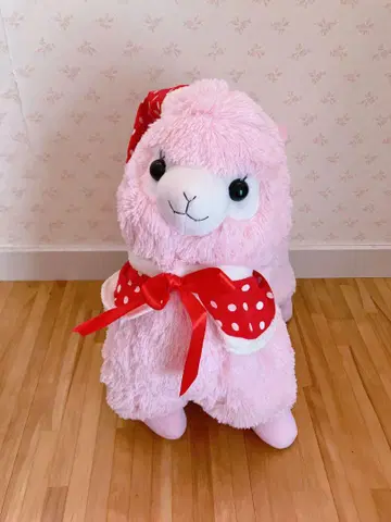 알파카소 알파카 크리스마스 산타 BIG 봉제 인형
