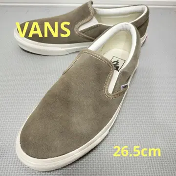 VANS 반스 그레이 스웨이드 슬립온 26.5cm