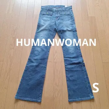 HUMANWOMAN 데님 부츠 컷 휴먼 우먼 S 여성용