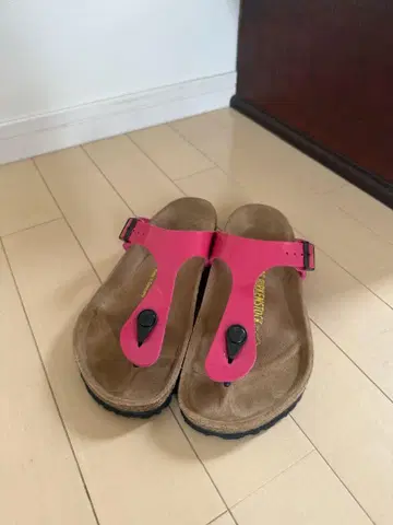 BIRKENSTOCK 핑크 플립플랍 36