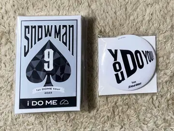 SnowMan i DO ME 카드놀이 캔 배지