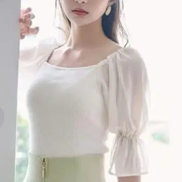 프로포션 바디 드레싱 2WAY 양류 슬리브 니트