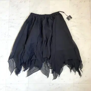 택 포함 새상품 BPN 블랙 피스 나우 스커트 미니 시어 변형 블랙 M
