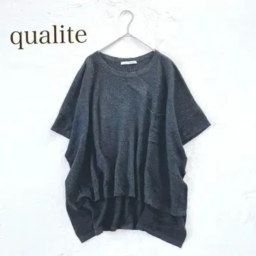 칼리테 [FREE] 반팔 티셔츠 캐주얼 심플 비대칭