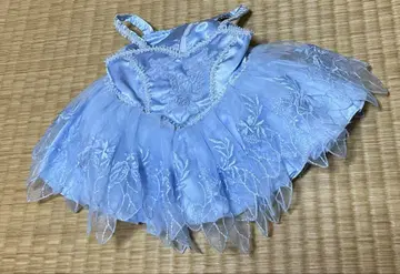 스카이블루 프릴 드레스 옷 갈아입기 의류