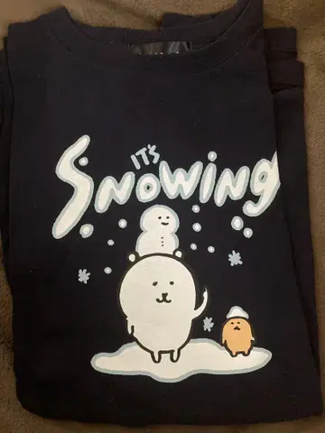 나가노 곰 모구라 고로케 롱 티셔츠 롱T L 사이즈