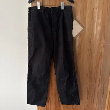 오어슬로우 프렌치 워크 팬츠 블랙
