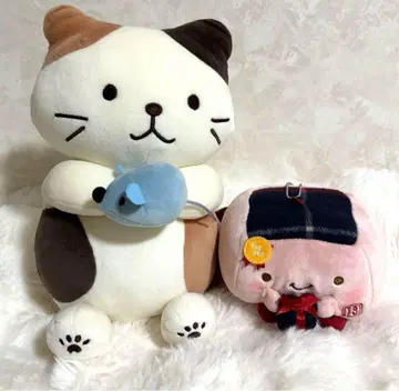 하핀즈 봉제 인형 후쿠후쿠 냥코 한나리 두부 2개 세트