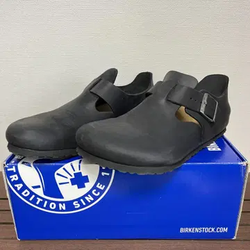 버켄스탁 LONDON 블랙 샌들 28cm