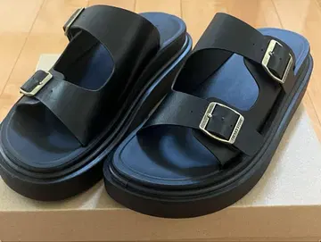 프릭스 스토어 더블 스트랩 샌들 블랙 27cm