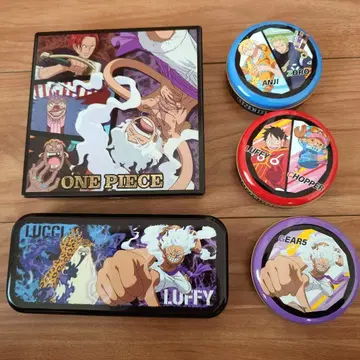 ONEPIECE 발렌타인 빈 캔 5개 세트 종이 봉투 5개 포함