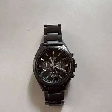 CITIZEN Eco-Drive 크로노그래프 블랙