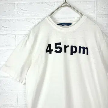 [가슴 로고 라메] 45RPM 로고 티셔츠 캐주얼 스테디셀러