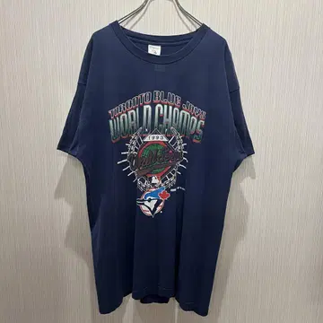 토론토 블루 제이스 1993 월드 챔피언 티셔츠 빈티지