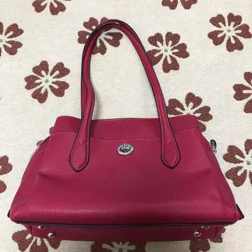 D.KELLY JAPAN 프론트 포켓 핸드백 로즈