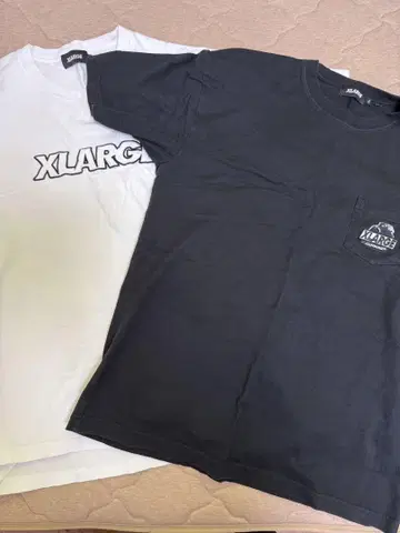XLARGE 로고 프린트 티셔츠 2종 세트