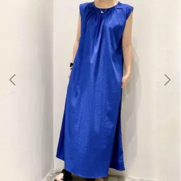 아메리칸 홀릭 접촉 냉감 숄더 턱 원피스