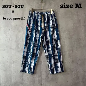 SOU SOU 르꼬끄 BIKE 스테테코 '파도' 팬츠 유니섹스 M