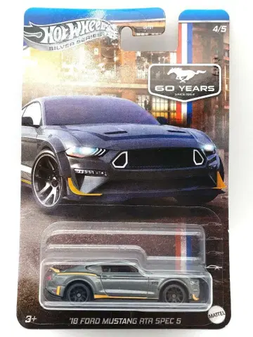 핫휠 Silver Series '18 Ford Mustang