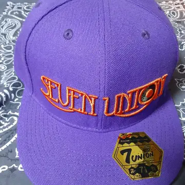 SEVEN UNION 보라색 캡