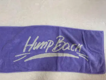 Hump Back 자카드 로고 타월 퍼플 보라색