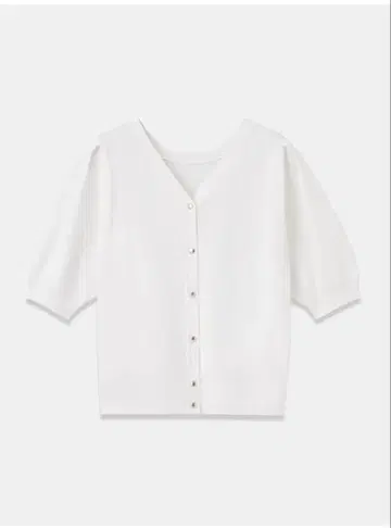PLST UV 차단 레이온 블렌드 2WAY 가디건 반팔