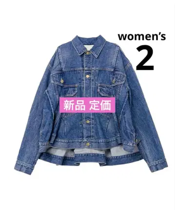 새상품 리바이스 x 사카이 여성 데님 재킷 2