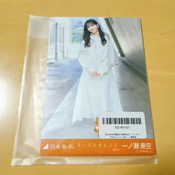노기자카46 5종 브로마이드 네이블 오렌지 이치노세 미쿠