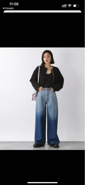 JEANASIS 그라데이션 부츠 컷 데님